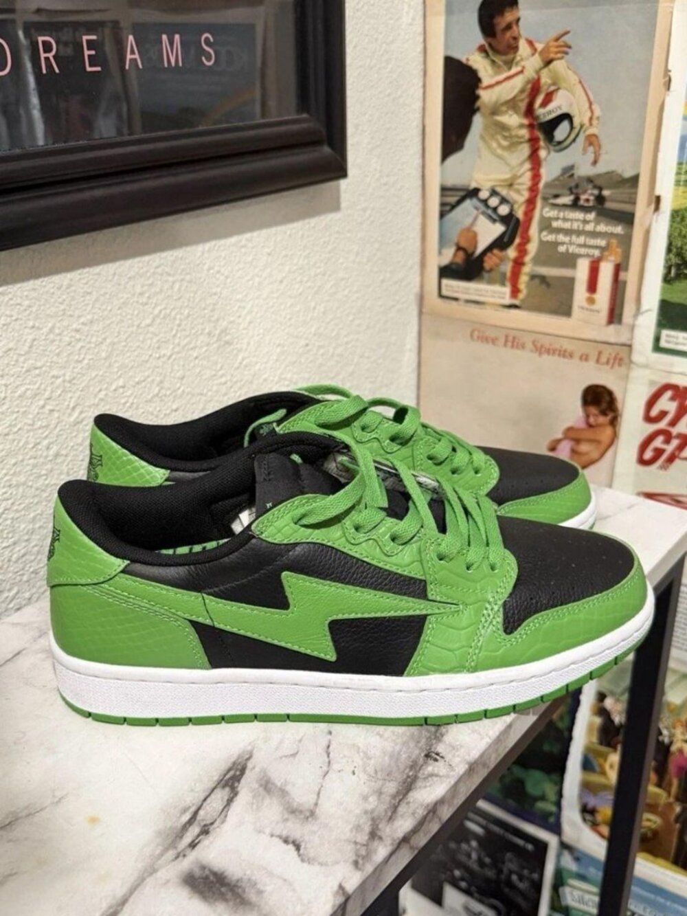 Air Kiy x Reves Paris '85 Low 'SLATT' Green US 9.5